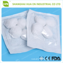 Fabriqué en Chine Balle de coton 100% pure en coton 100% stérile